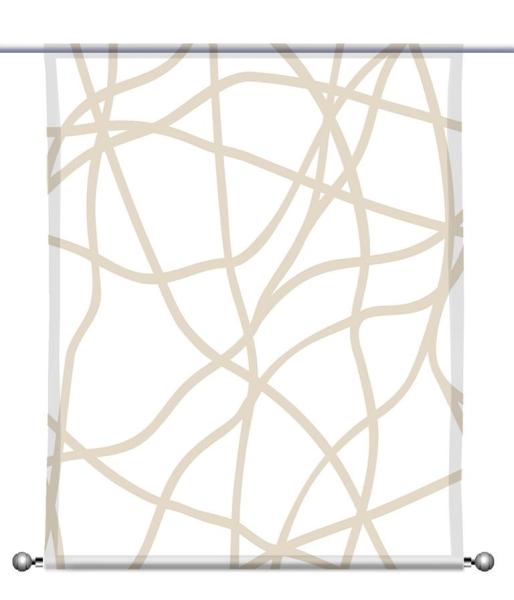 Moderna lines tone, Scheibenhänger eckig